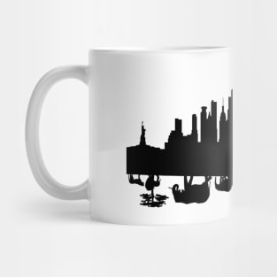 NYC Safari Skyline Silhouette Mug